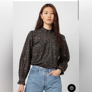 Rails Ariana Leopard Blouse